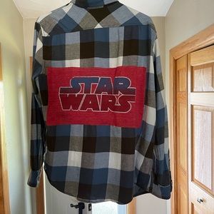 Upcycled vanity flannels    Uni sex.  Fit big